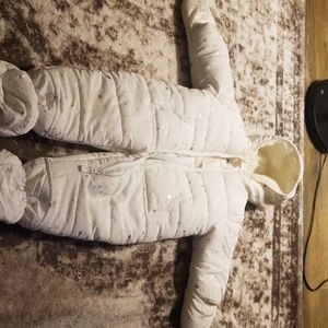 White OshKosh snow suit